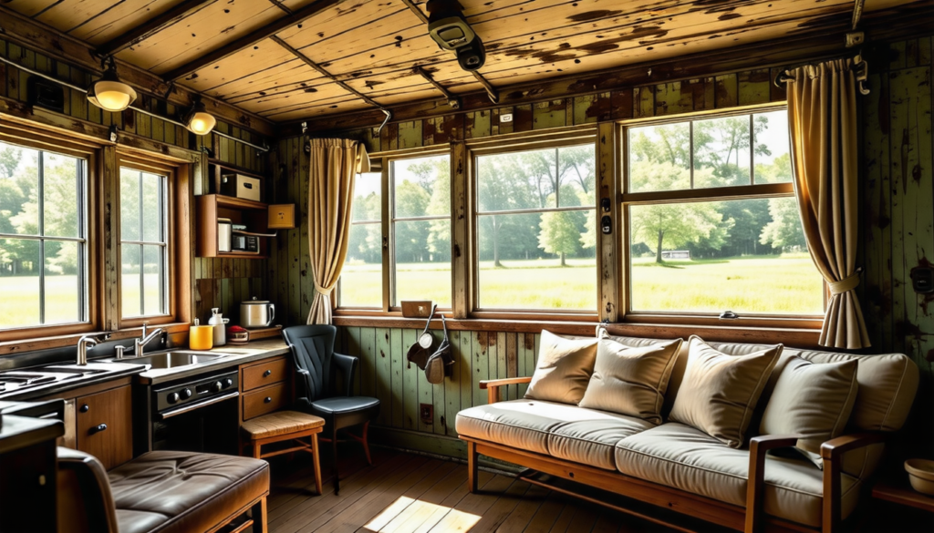 discover how a creative family revitalized a 1909 abandoned train car into a one-of-a-kind airbnb, earning over $90,000 each year. take a tour inside this unique accommodation and uncover the stunning transformations that make it a must-visit destination!