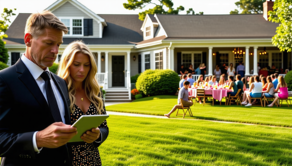 in nantucket, affluent hosts express concerns over a 'suspicious' airbnb request, while a group of teenagers throws an unauthorized party, raising questions about safety and community standards in vacation rentals.