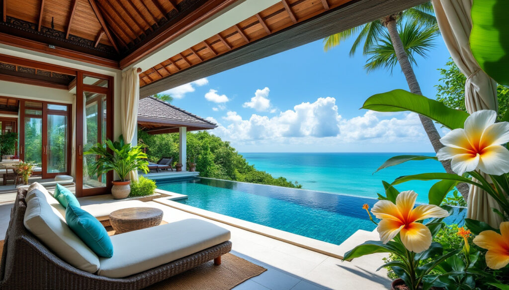 indulge in opulence by booking the breathtaking thai villa from 'the white lotus' on airbnb. for just $2,100 a night, immerse yourself in luxury and experience the beauty of this stunning getaway.