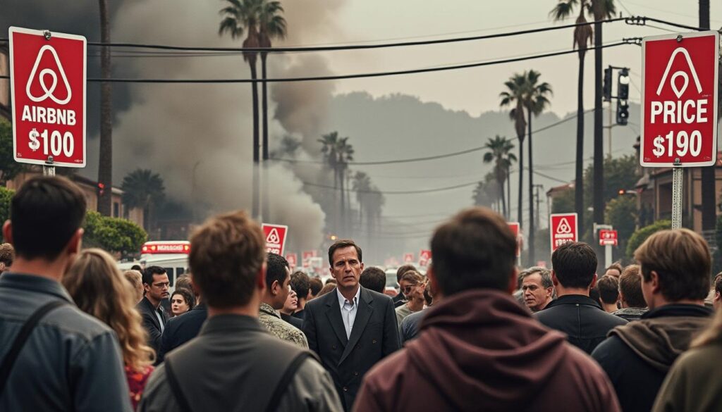 los angeles has initiated legal proceedings against airbnb, accusing the platform of price gouging amid the aftermath of devastating wildfires. this action seeks to address concerns over inflated rental prices in crisis situations, aiming to protect consumers and maintain fair housing practices.