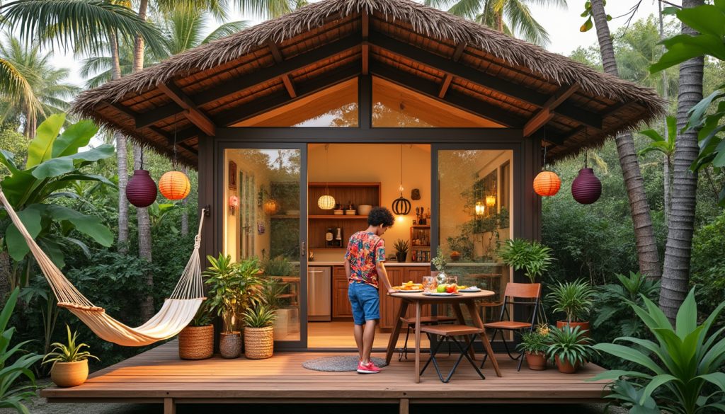 discover how a gen z student built a charming tiny house airbnb in the philippines, offering guests a unique and cozy stay surrounded by beautiful scenery and modern comforts.